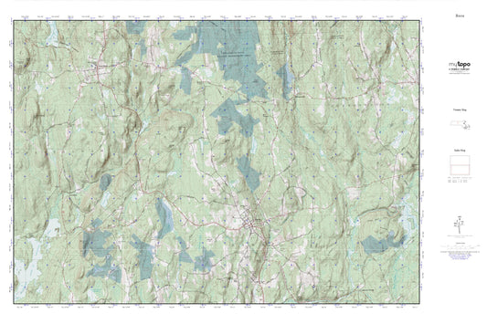 Barre MyTopo Explorer Series Map Image