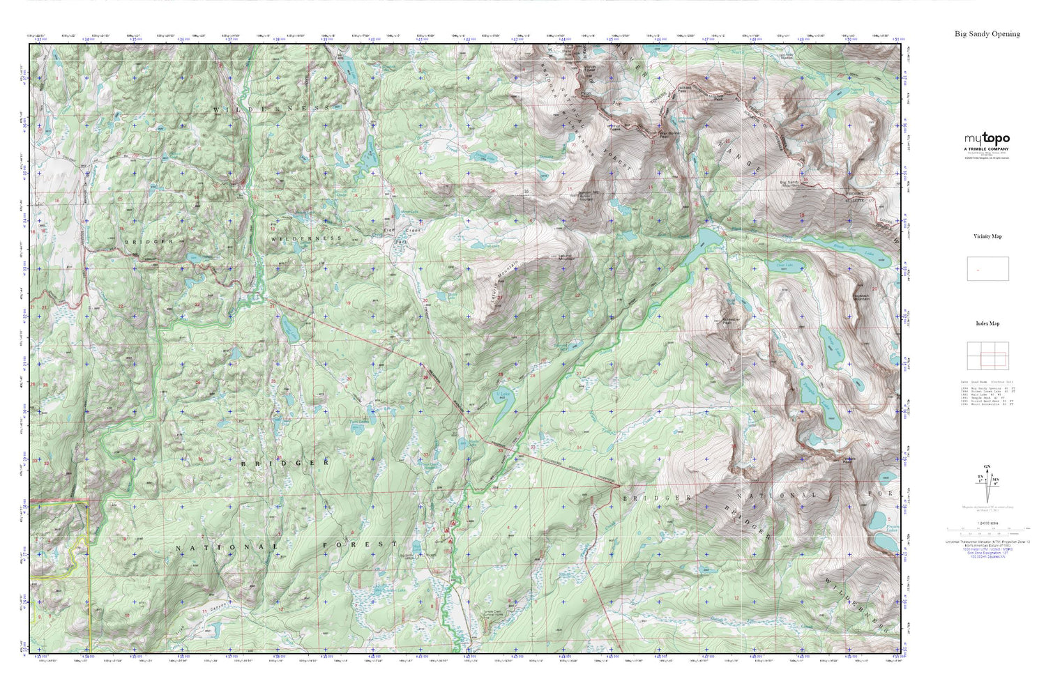 Big Sandy Opening MyTopo Explorer Series Map Image