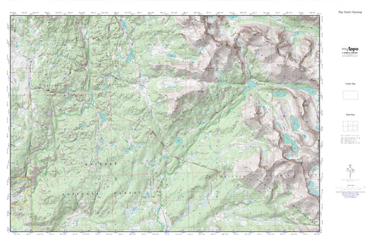 Big Sandy Opening MyTopo Explorer Series Map Image