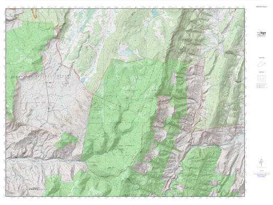 Blackbird Knob MyTopo Explorer Series Map Image