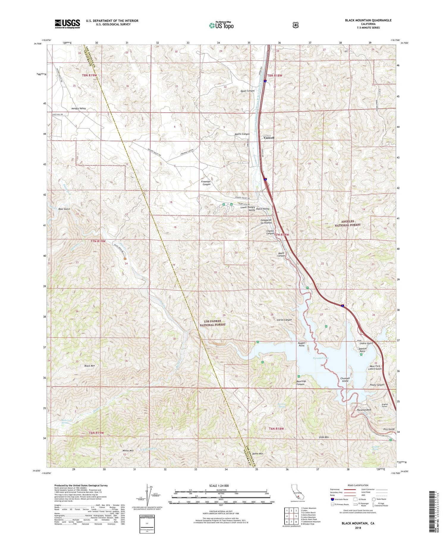 Black Mountain California US Topo Map Image