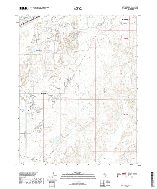 Buffalo Creek California US Topo Map Image
