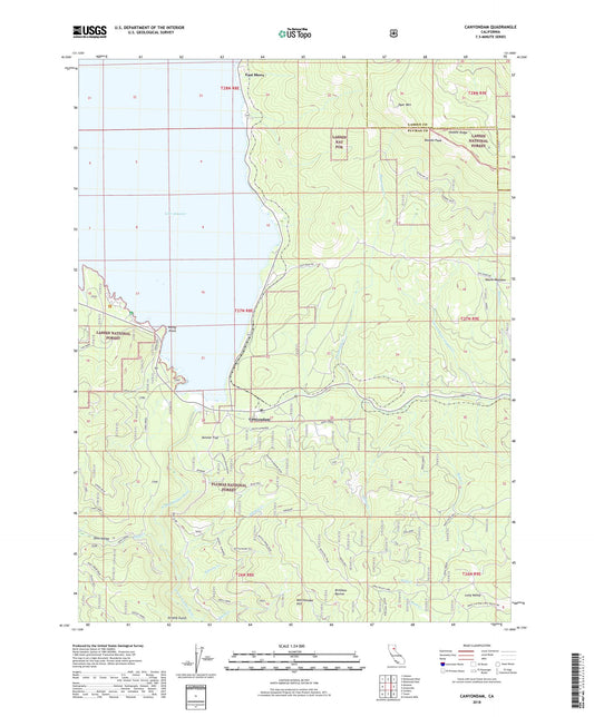 Canyondam California US Topo Map Image