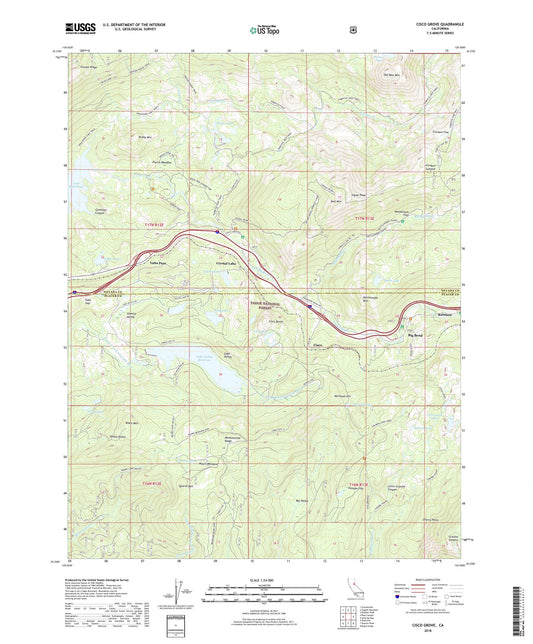 Cisco Grove California US Topo Map Image
