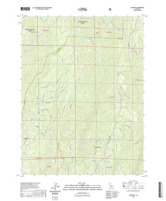 Cohasset California US Topo Map Image