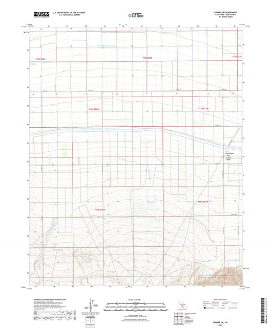 Conner SW California US Topo Map Image