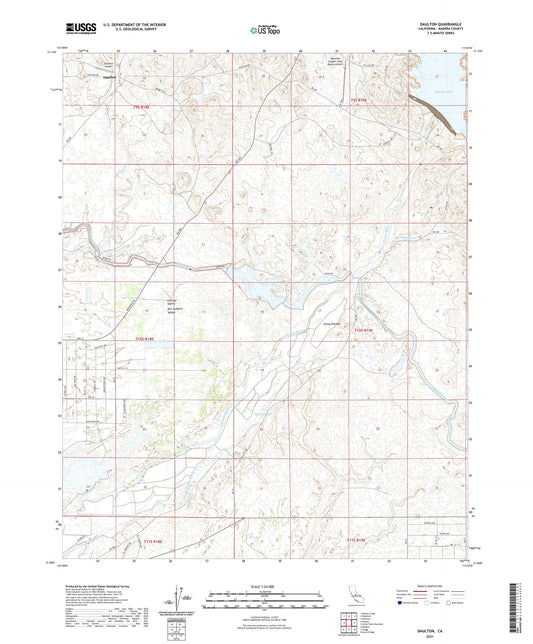 Daulton California US Topo Map Image