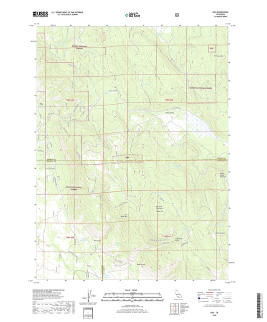 Day California US Topo Map Image