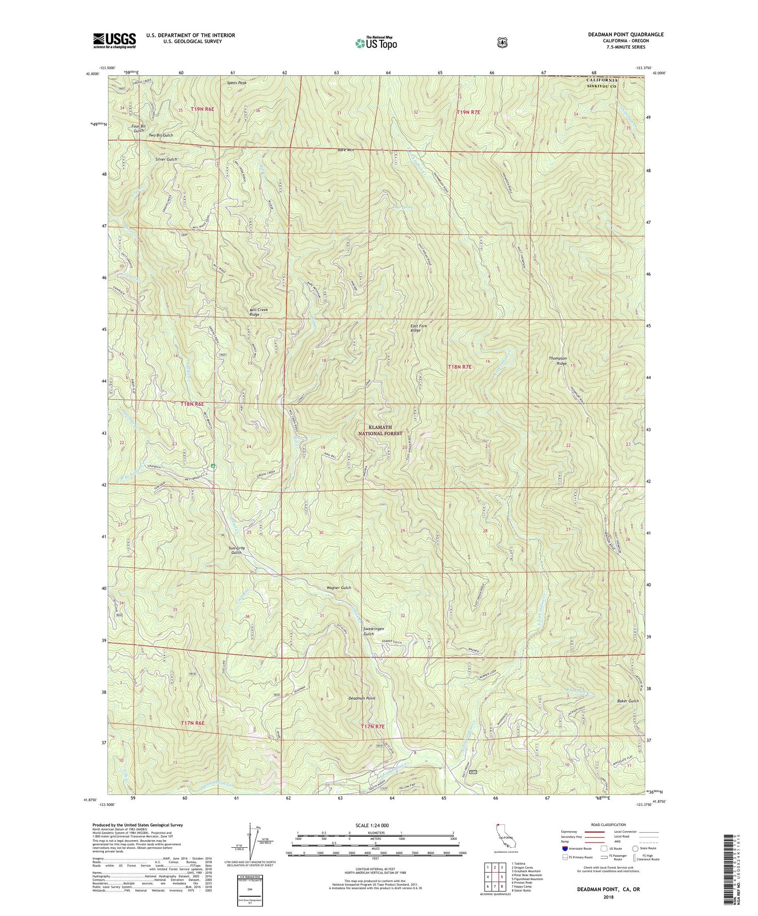 Deadman Point California US Topo Map Image