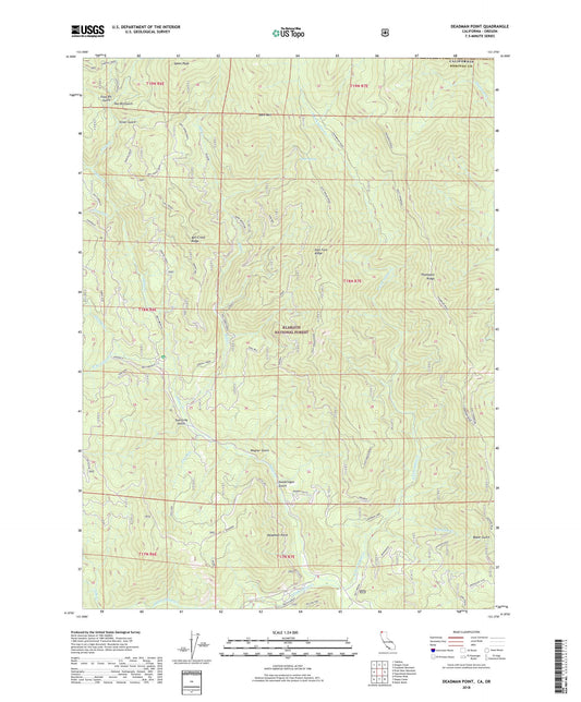 Deadman Point California US Topo Map Image