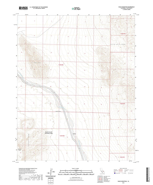 Eagle Mountain California US Topo Map Image