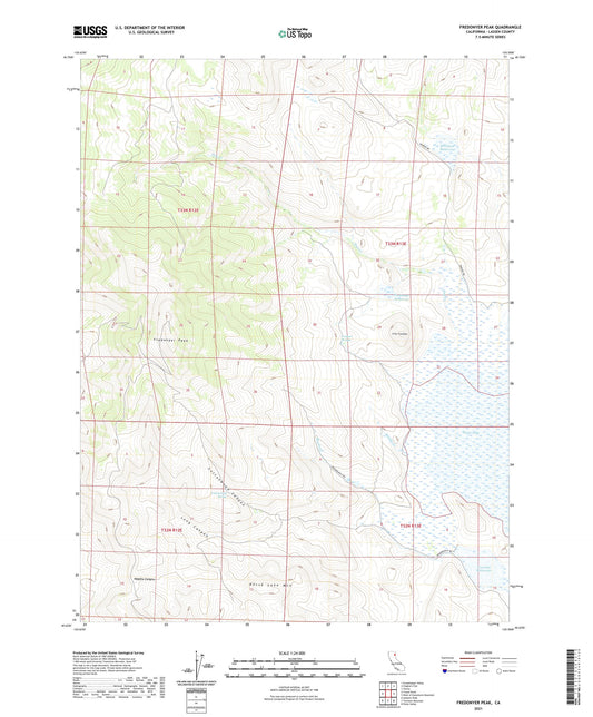Fredonyer Peak California US Topo Map Image