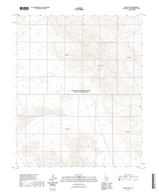 Galway Lake California US Topo Map Image