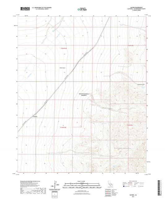 Hayden California US Topo Map Image