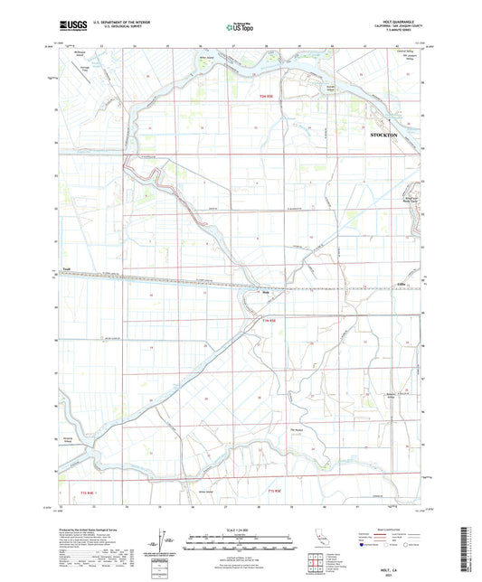 Holt California US Topo Map Image