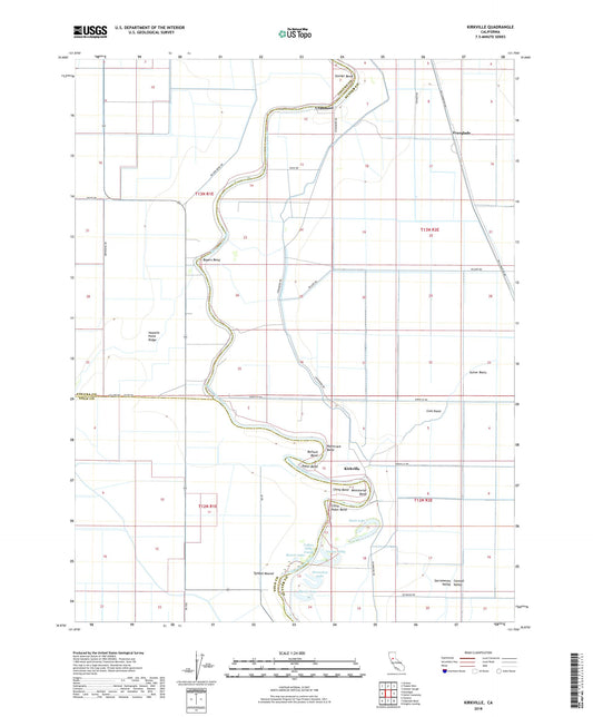 Kirkville California US Topo Map Image