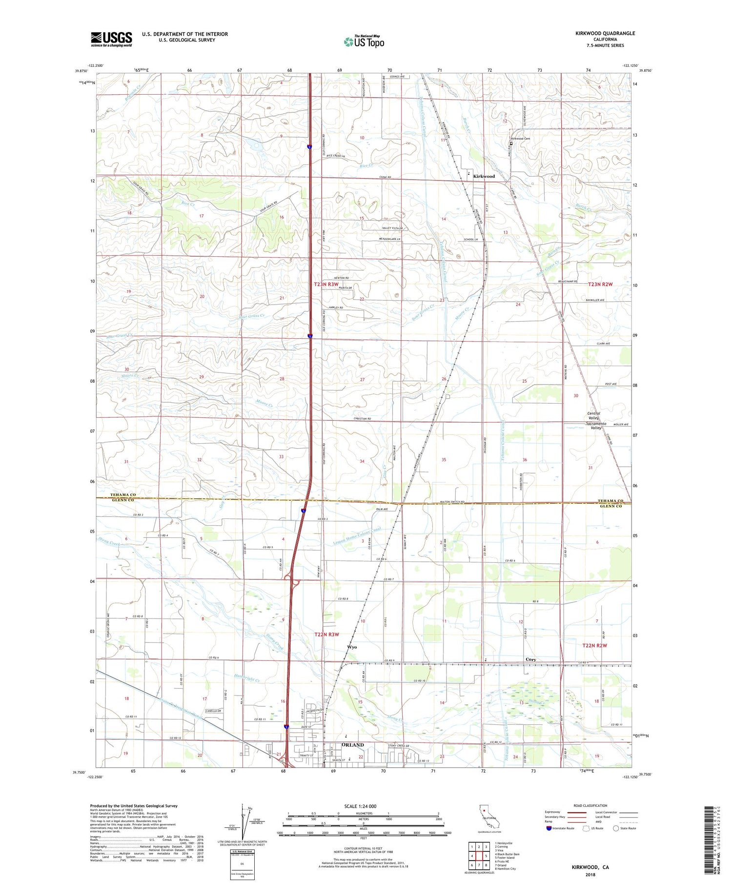 Kirkwood California US Topo Map Image