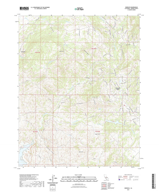 Knowles California US Topo Map Image