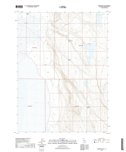 Larkspur Hills California US Topo Map Image