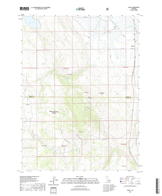 Likely California US Topo Map Image