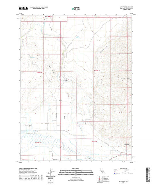 Litchfield California US Topo Map Image