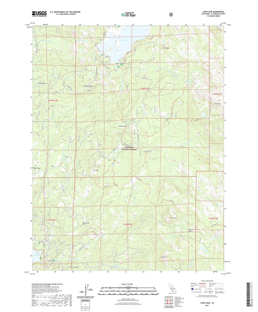 Loon Lake California US Topo Map Image