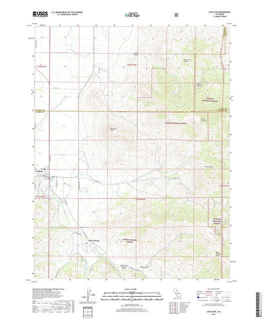 Loyalton California US Topo Map Image