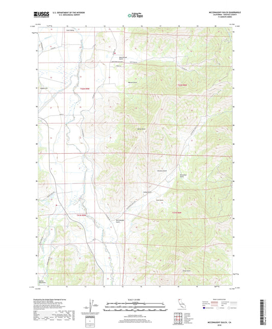 McConaughy Gulch California US Topo Map Image