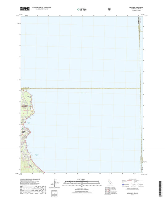 Meeks Bay California US Topo Map Image