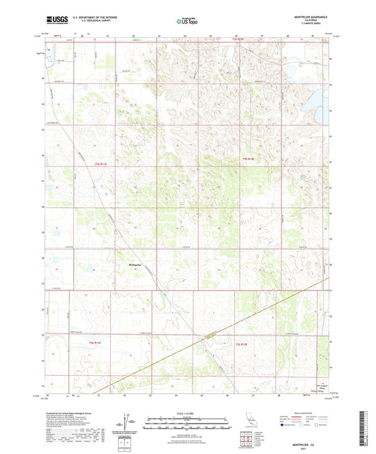 Montpelier California US Topo Map Image