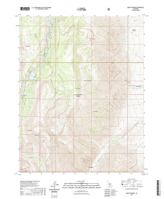 Mount Morgan California US Topo Map Image