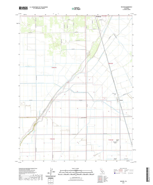 Nelson California US Topo Map Image