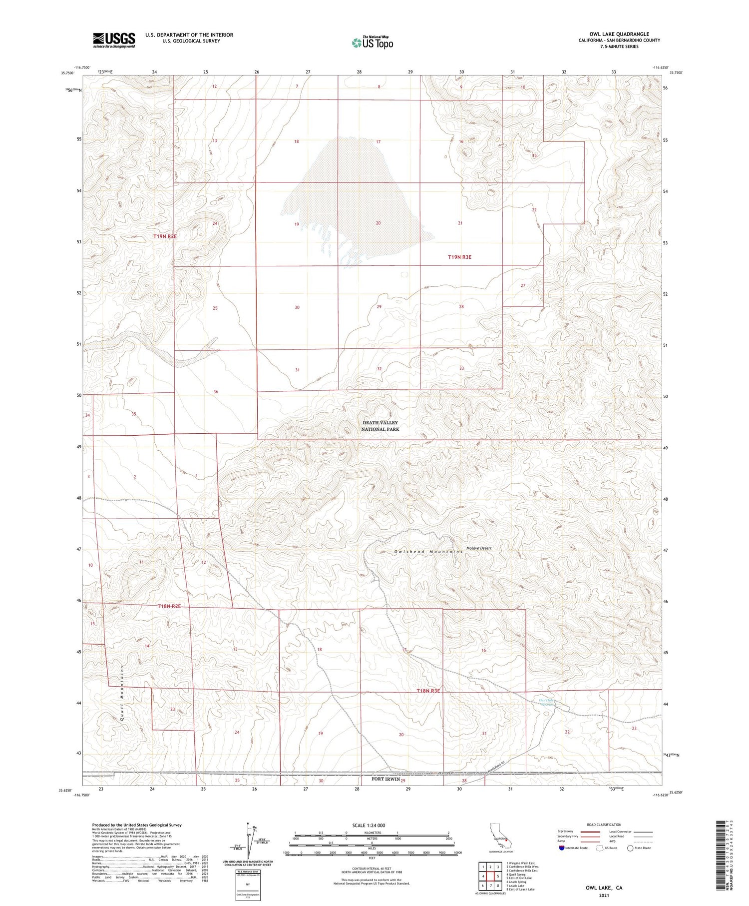 Owl Lake California US Topo Map Image