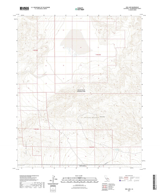 Owl Lake California US Topo Map Image