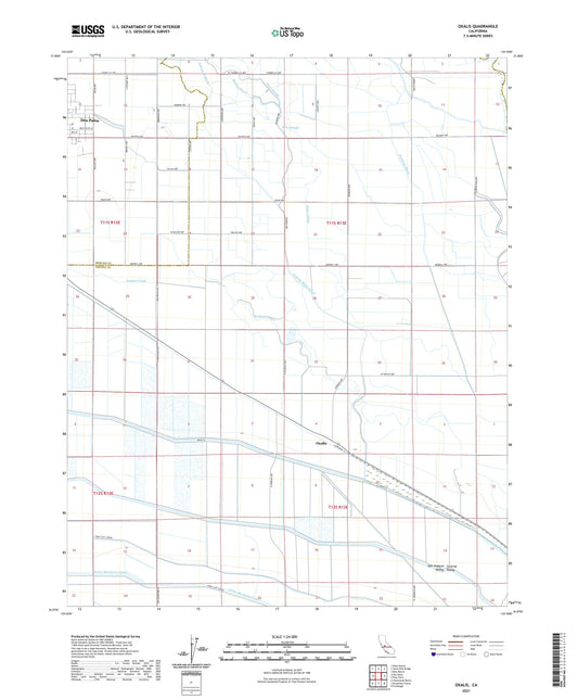 Oxalis California US Topo Map Image