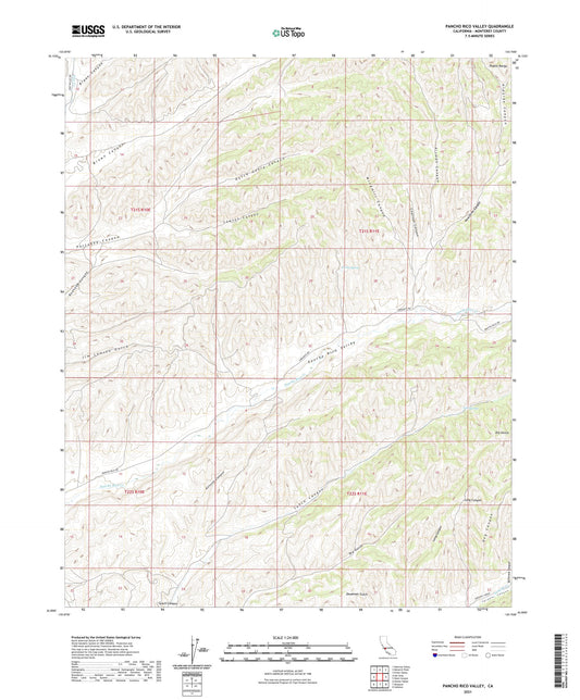 Pancho Rico Valley California US Topo Map Image