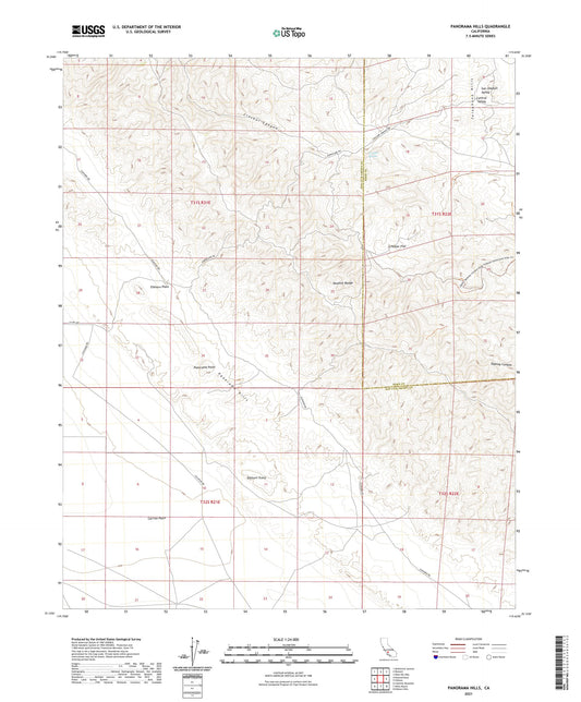 Panorama Hills California US Topo Map Image