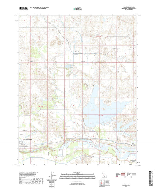 Paulsell California US Topo Map Image