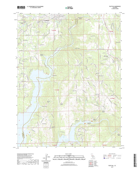 Pilot Hill California US Topo Map Image