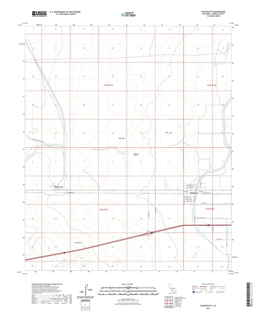 Plaster City California US Topo Map Image