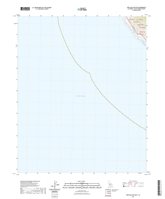 Port San Luis OE W California US Topo Map Image