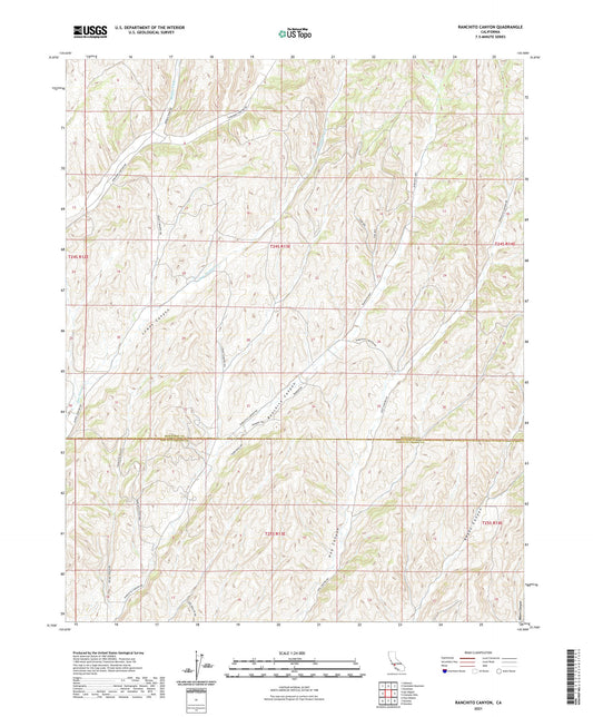 Ranchito Canyon California US Topo Map Image