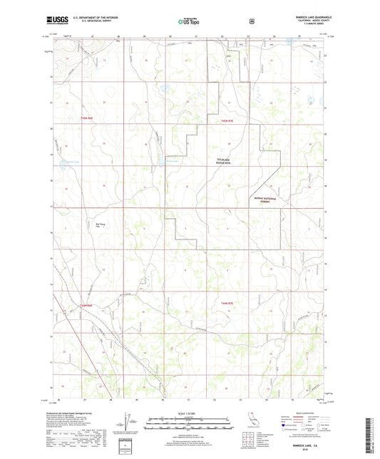 Rimrock Lake California US Topo Map Image