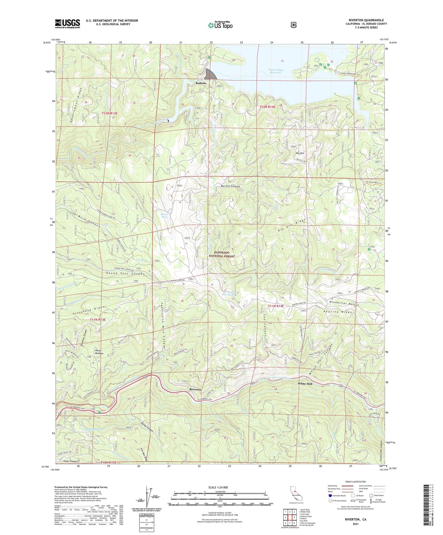 Riverton California US Topo Map Image