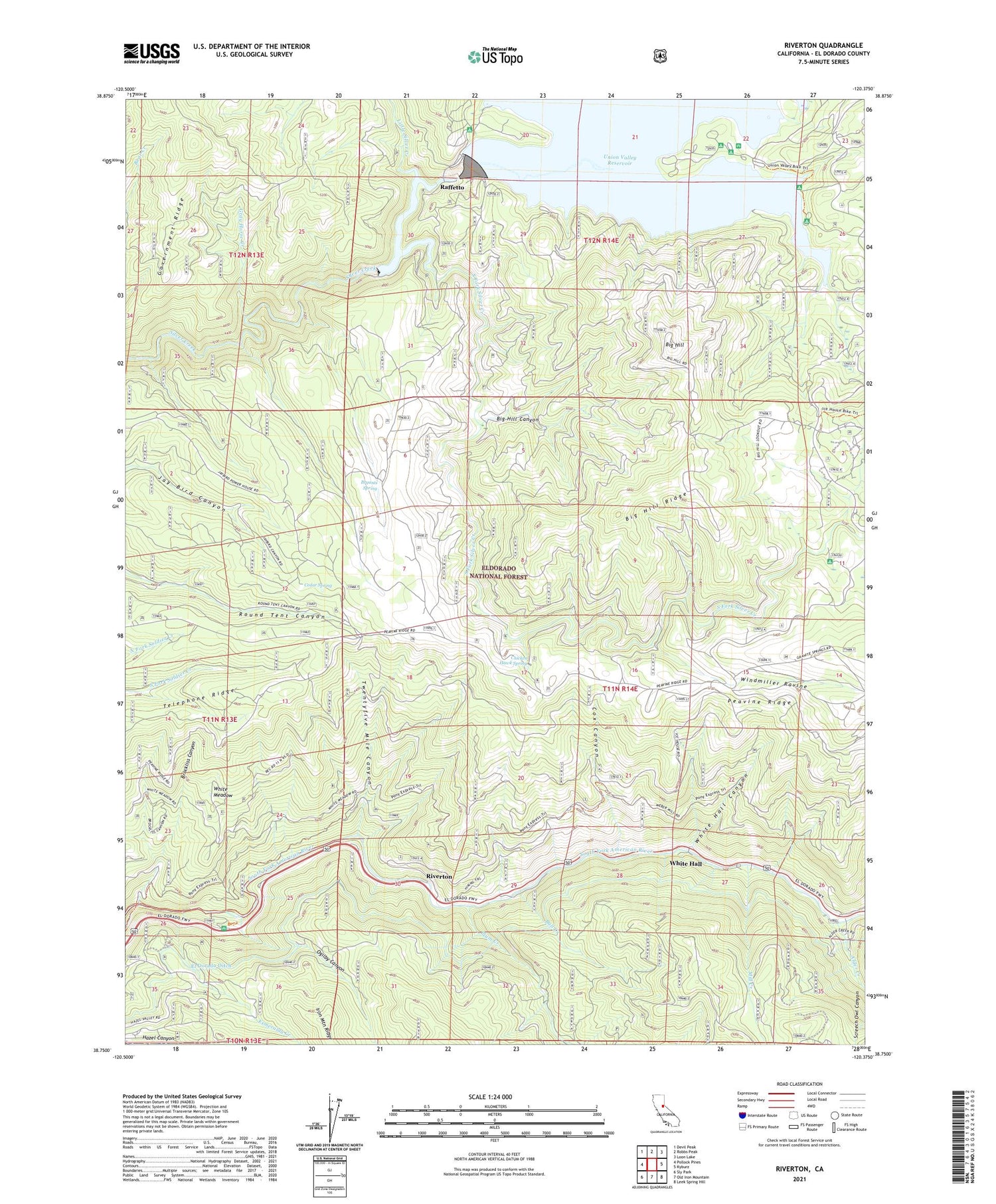 Riverton California US Topo Map Image
