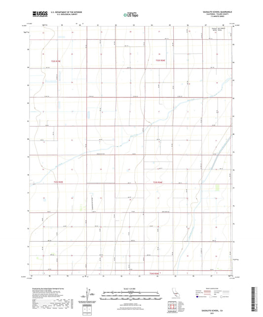 Sausalito School California US Topo Map Image