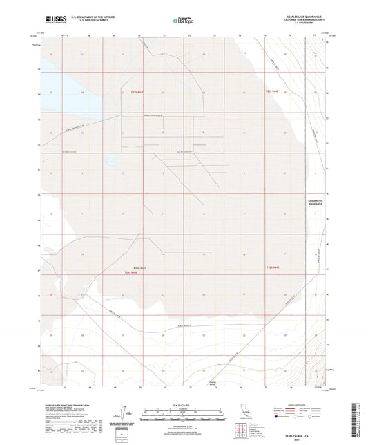 Searles Lake California US Topo Map Image