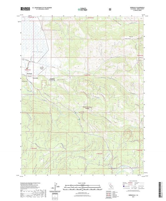 Sierraville California US Topo Map Image