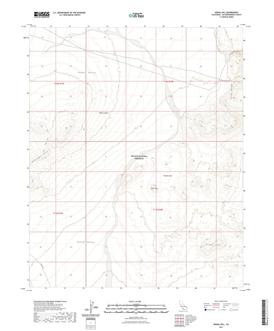 Signal Hill California US Topo Map Image