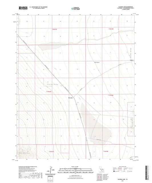 Silurian Lake California US Topo Map Image